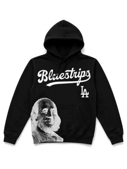 Blue Strips LA MLB Classic BLk Hoodie