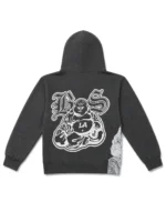 Blue Strips LA MLB Classic Gray Hoodie