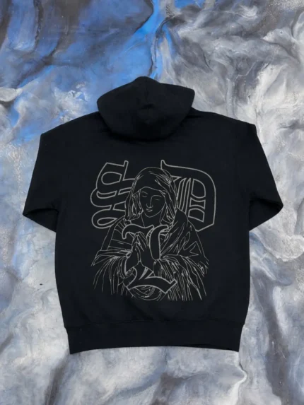 Blue Strips LA Mary Jesus BS Hoodie GH