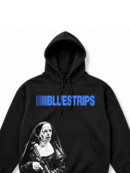 Blue Strips LA Hoodie Nun