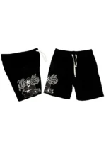 Blue Strips LA Scarface B$ Mesh BLK Shorts